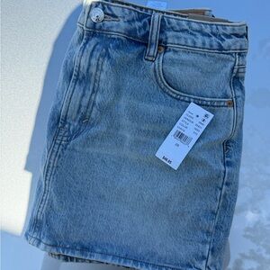 PacSun Blue Denim Mini Skirt